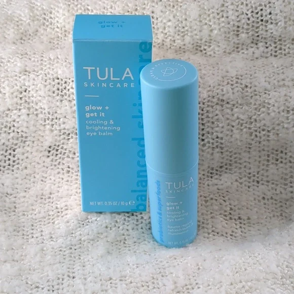TULA Skincare glow + get it cooling & brightening eye balm, 10g/0.35oz - Picture 8 of 11
